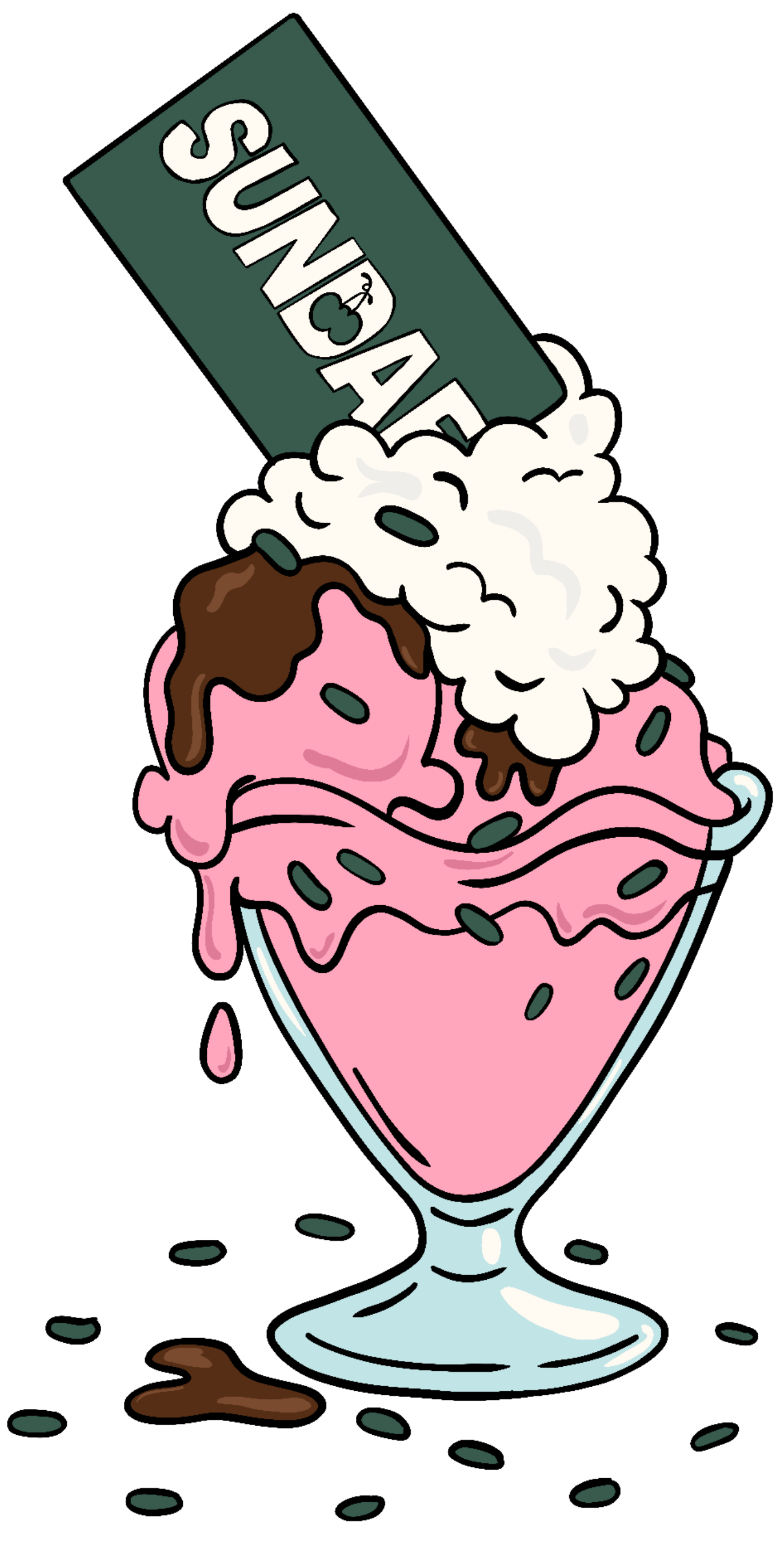 Sundae Media Co. – The Whole Sundae illustration
